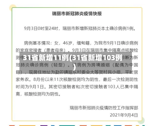 31省新增11例(31省新增103例)-第2张图片