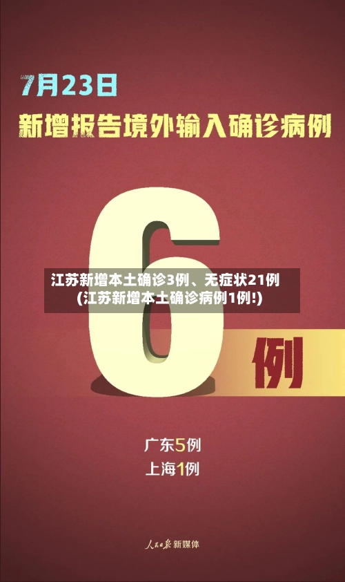 江苏新增本土确诊3例、无症状21例(江苏新增本土确诊病例1例!)-第3张图片