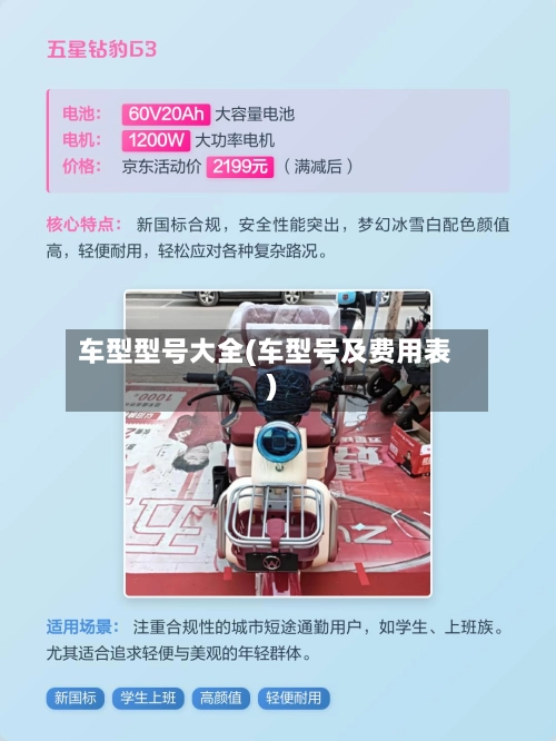 车型型号大全(车型号及费用表)