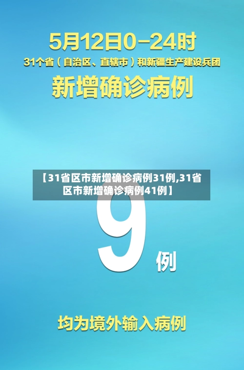 【31省区市新增确诊病例31例,31省区市新增确诊病例41例】