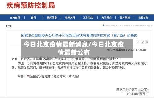 今日北京疫情最新消息/今日北京疫情最新公布-第3张图片