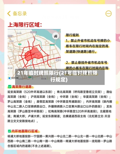 21年临时牌照限行(21年临时牌照限行规定)-第2张图片