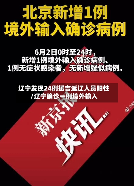 辽宁发现24例援吉返辽人员阳性/辽宁确诊一例境外输入-第2张图片
