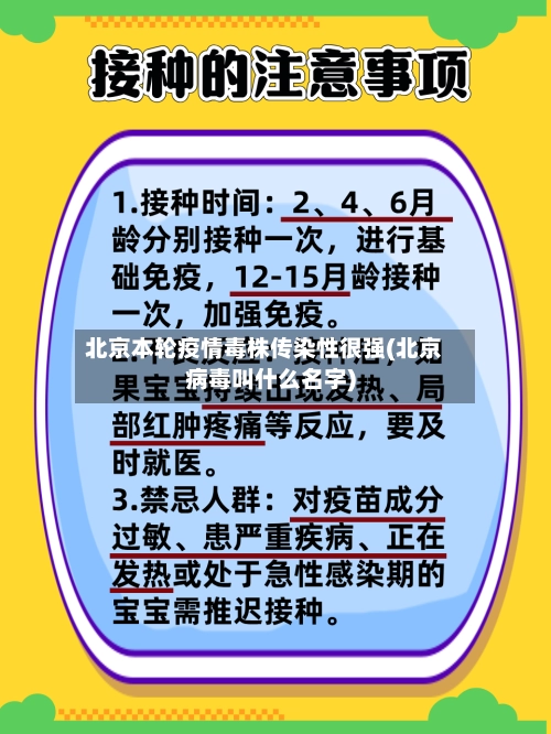 北京本轮疫情毒株传染性很强(北京病毒叫什么名字)