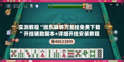 实测教程“微乐麻将万能挂免费下载”开挂辅助脚本+详细开挂安装教程-第3张图片