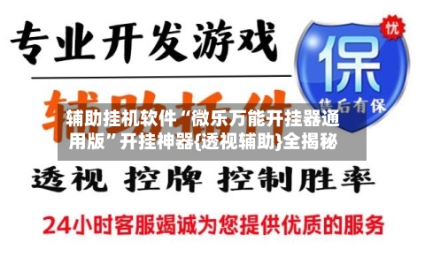 辅助挂机软件“微乐万能开挂器通用版”开挂神器{透视辅助}全揭秘-第3张图片