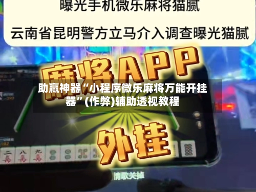 助赢神器“小程序微乐麻将万能开挂器”(作弊)辅助透视教程-第2张图片