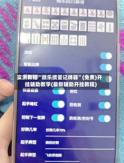 实测教程“微乐掼蛋记牌器”(免费)开挂辅助教学(最新辅助开挂教程)-第2张图片