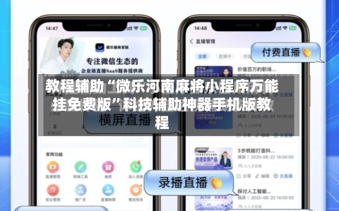 教程辅助“微乐河南麻将小程序万能挂免费版	”科技辅助神器手机版教程-第2张图片