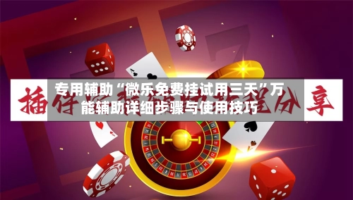 专用辅助“微乐免费挂试用三天”万能辅助详细步骤与使用技巧-第2张图片