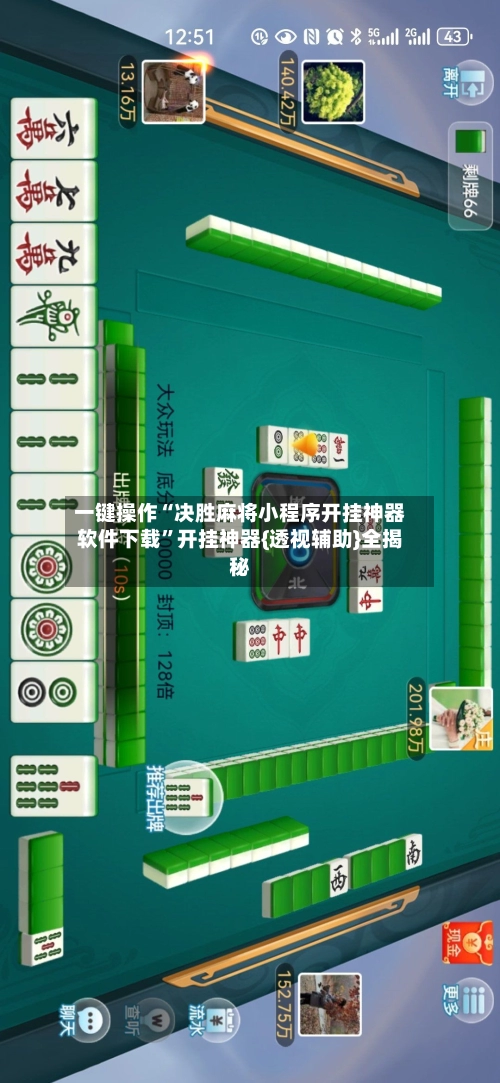 一键操作“决胜麻将小程序开挂神器软件下载	”开挂神器{透视辅助}全揭秘-第2张图片