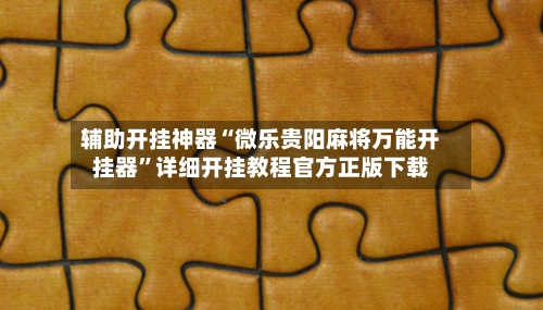 辅助开挂神器“微乐贵阳麻将万能开挂器”详细开挂教程官方正版下载-第2张图片