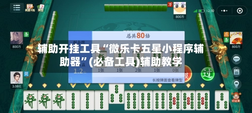 辅助开挂工具“微乐卡五星小程序辅助器	”(必备工具)辅助教学-第2张图片