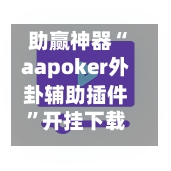 助赢神器“aapoker外卦辅助插件”开挂下载安装 - 最新辅助工具教程-第2张图片