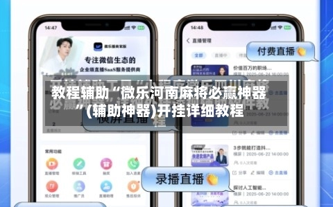 教程辅助“微乐河南麻将必赢神器”(辅助神器)开挂详细教程-第3张图片