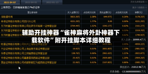 辅助开挂神器“雀神麻将外卦神器下载软件”附开挂脚本详细教程-第2张图片