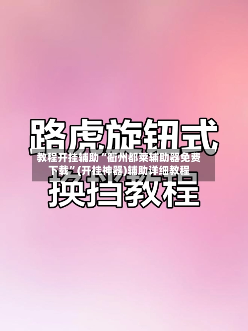 教程开挂辅助“衢州都莱辅助器免费下载	”(开挂神器)辅助详细教程-第2张图片