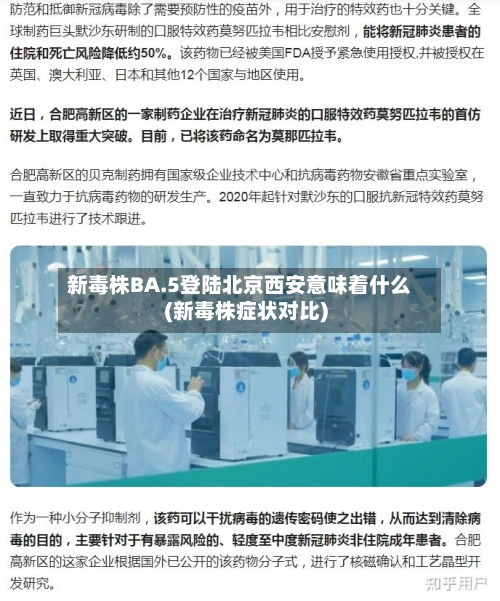 新毒株BA.5登陆北京西安意味着什么(新毒株症状对比)-第2张图片