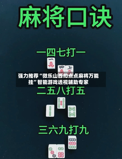 强力推荐“微乐山西扣点点麻将万能挂”智能游戏透视辅助专家-第3张图片