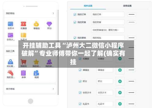 开挂辅助工具“泸州大二微信小程序破解”专业师傅带你一起了解(确实有挂