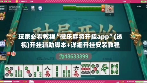 玩家必看教程“微乐麻将开挂app”(透视)开挂辅助脚本+详细开挂安装教程-第2张图片