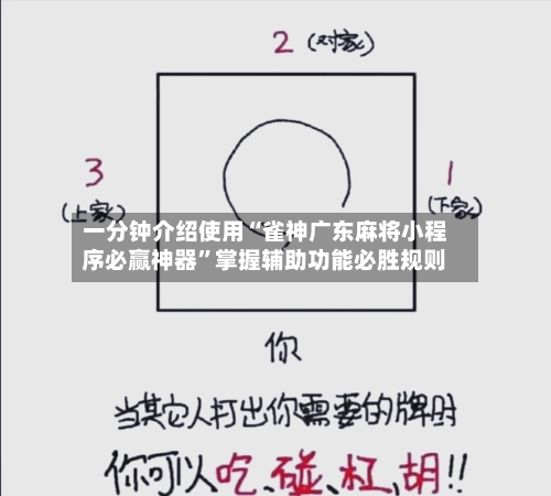一分钟介绍使用“雀神广东麻将小程序必赢神器	”掌握辅助功能必胜规则-第2张图片