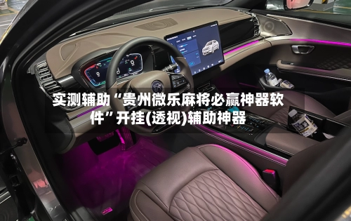 实测辅助“贵州微乐麻将必赢神器软件”开挂(透视)辅助神器