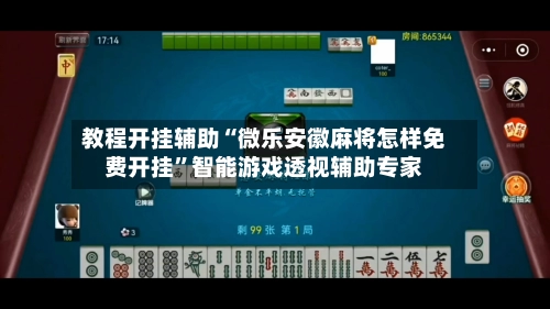 教程开挂辅助“微乐安徽麻将怎样免费开挂”智能游戏透视辅助专家