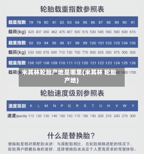 米其林轮胎产地是哪里(米其林 轮胎 产地)-第2张图片