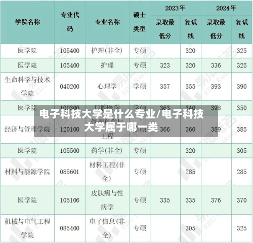 电子科技大学是什么专业/电子科技大学属于哪一类-第2张图片