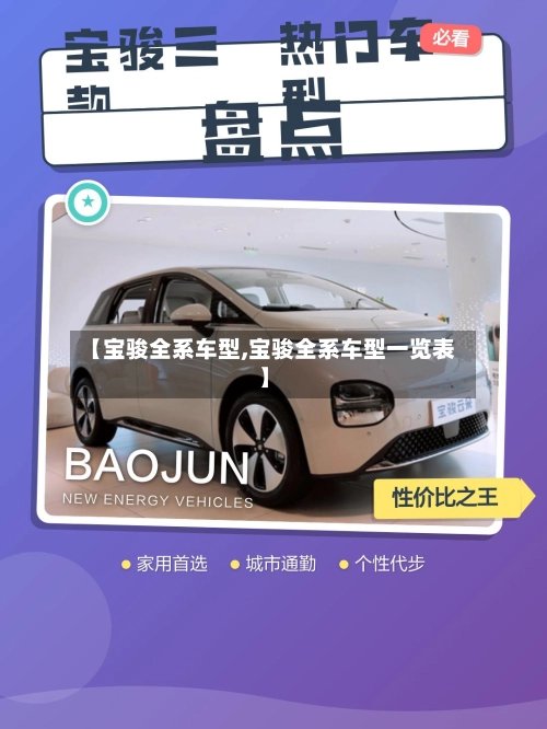 【宝骏全系车型,宝骏全系车型一览表】