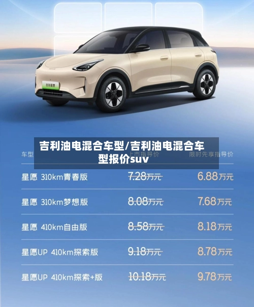 吉利油电混合车型/吉利油电混合车型报价suv-第2张图片