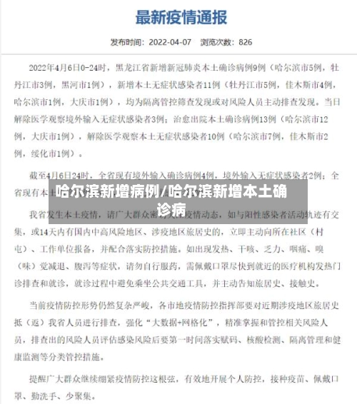 哈尔滨新增病例/哈尔滨新增本土确诊病-第3张图片