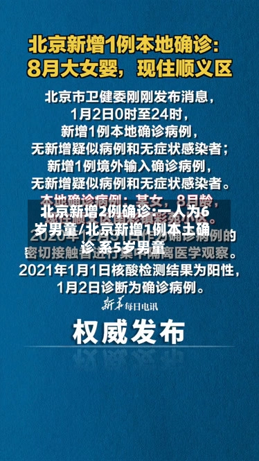 北京新增2例确诊:一人为6岁男童/北京新增1例本土确诊 系5岁男童-第2张图片