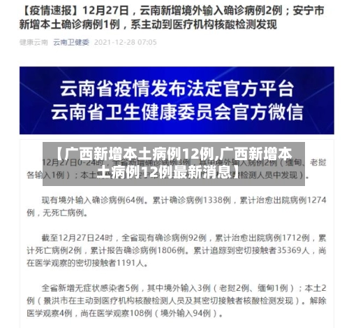【广西新增本土病例12例,广西新增本土病例12例最新消息】-第2张图片