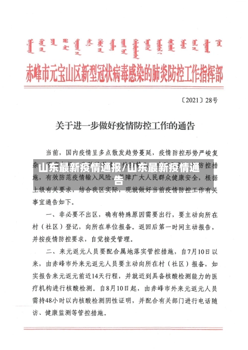 山东最新疫情通报/山东最新疫情通告-第2张图片