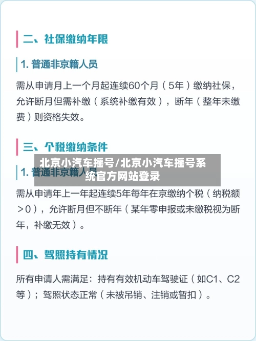 北京小汽车摇号/北京小汽车摇号系统官方网站登录