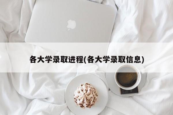 各大学录取进程(各大学录取信息)